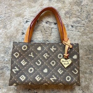 Dooney & Bourne vintage mini printed handbag